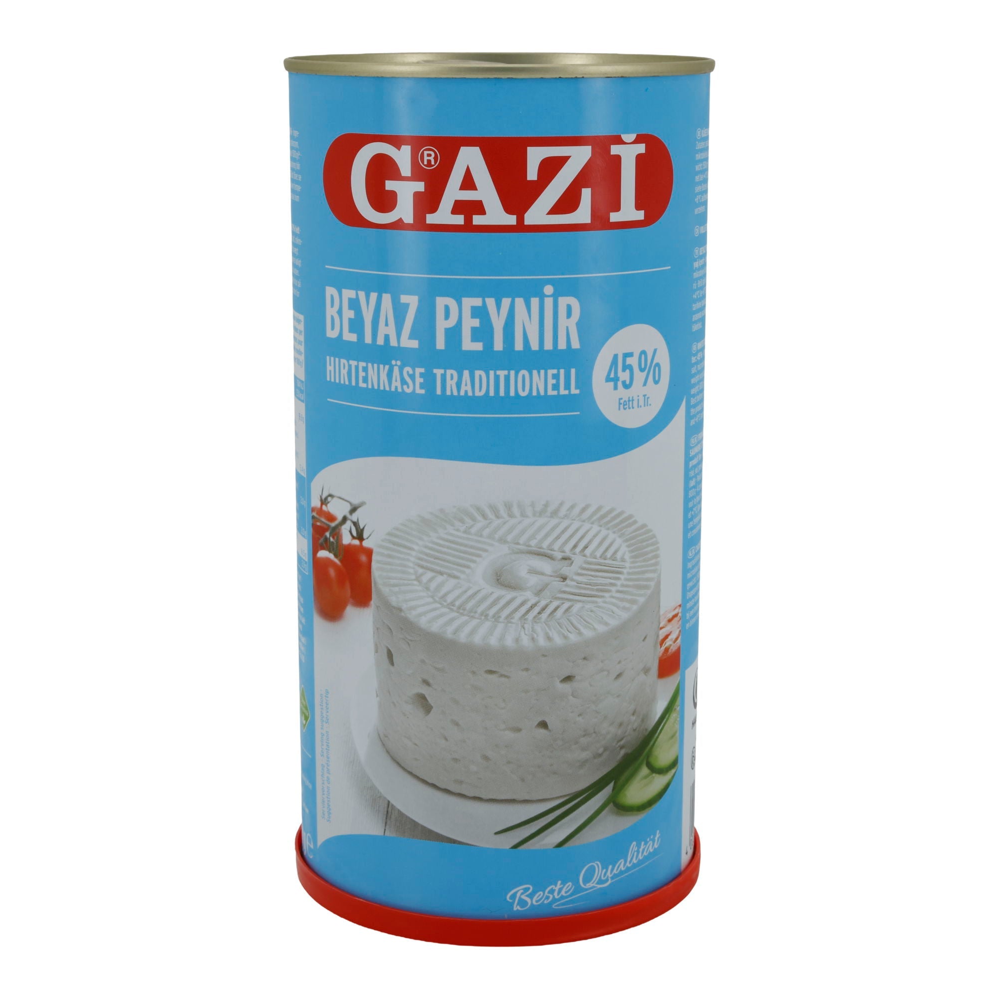Hirtenkäse Gazi Beyaz Peynir | Hirtenkäse in Salzlake | 45 % Fett i. Tr. | 1500 g GAZI